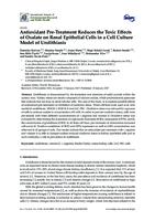 Antioxidant Pre-treatment Reduces the Toxic Effects of Oxalate on Renal Epithelial Cells in a Cell Culture Model of Urolithiasis