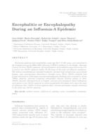 Encephalitis or Encephalopathy During an Influenza-a Epidemic