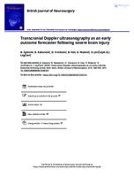 Transcranial Doppler Ultrasonography as an Early Outcome Forecaster Following Severe Brain Injury