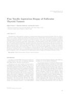 Fine Needle Aspiration Biopsy of Follicular Thyroid Tumors