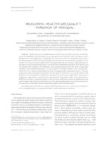 Measuring Healthcare Quality – Paradigm of MEDQUAL