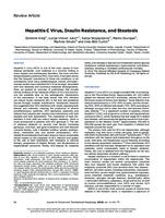 prikaz prve stranice dokumenta Hepatitis C Virus, Insulin Resistance, and Steatosis