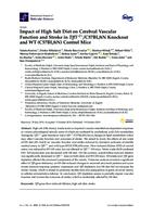 prikaz prve stranice dokumenta Impact of High Salt Diet on Cerebral Vascular Function and Stroke in Tff3-/-/C57BL/6N Knockout and WT (C57BL/6N) Control Mice