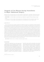 prikaz prve stranice dokumenta Integrity of gut Mucosa During Anaesthesia in Major Abdominal Surgery