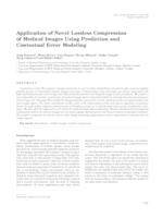 prikaz prve stranice dokumenta Application of Novel Lossless Compression of Medical Images Using Prediction and Contextual Error Modeling