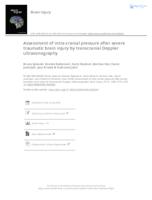prikaz prve stranice dokumenta Assessment of Intra-cranial Pressure After Severe Traumatic Brain Injury by Transcranial Doppler Ultrasonography