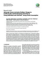 prikaz prve stranice dokumenta Adrenergic System Activation Mediates Changes in Cardiovascular and Psychomotoric Reactions in Young Individuals after Red Bull Energy Drink Consumption