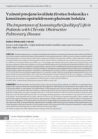 prikaz prve stranice dokumenta Važnost procjene kvalitete života u bolesnika s kroničnom opstruktivnom plućnom bolešću