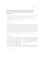 prikaz prve stranice dokumenta PAX8-PPARg Oncogene in Follicular Thyroid Tumors: RT-PCR and Immunohistochemical Analyses
